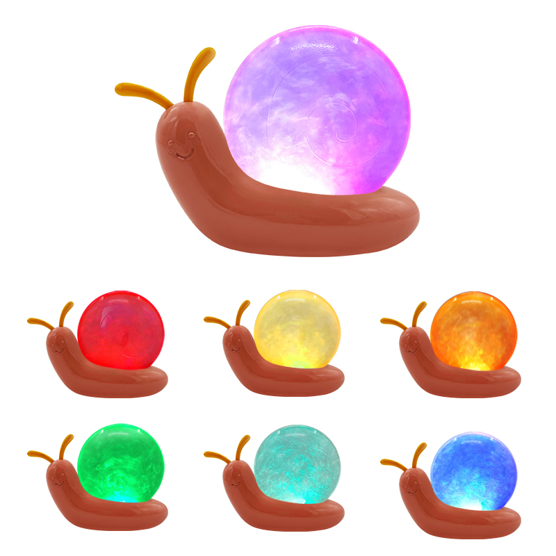 Mesmerizing Snail Lamps! Rounded shell design & gentle light deliver a unique, calming visual experience for home decor.